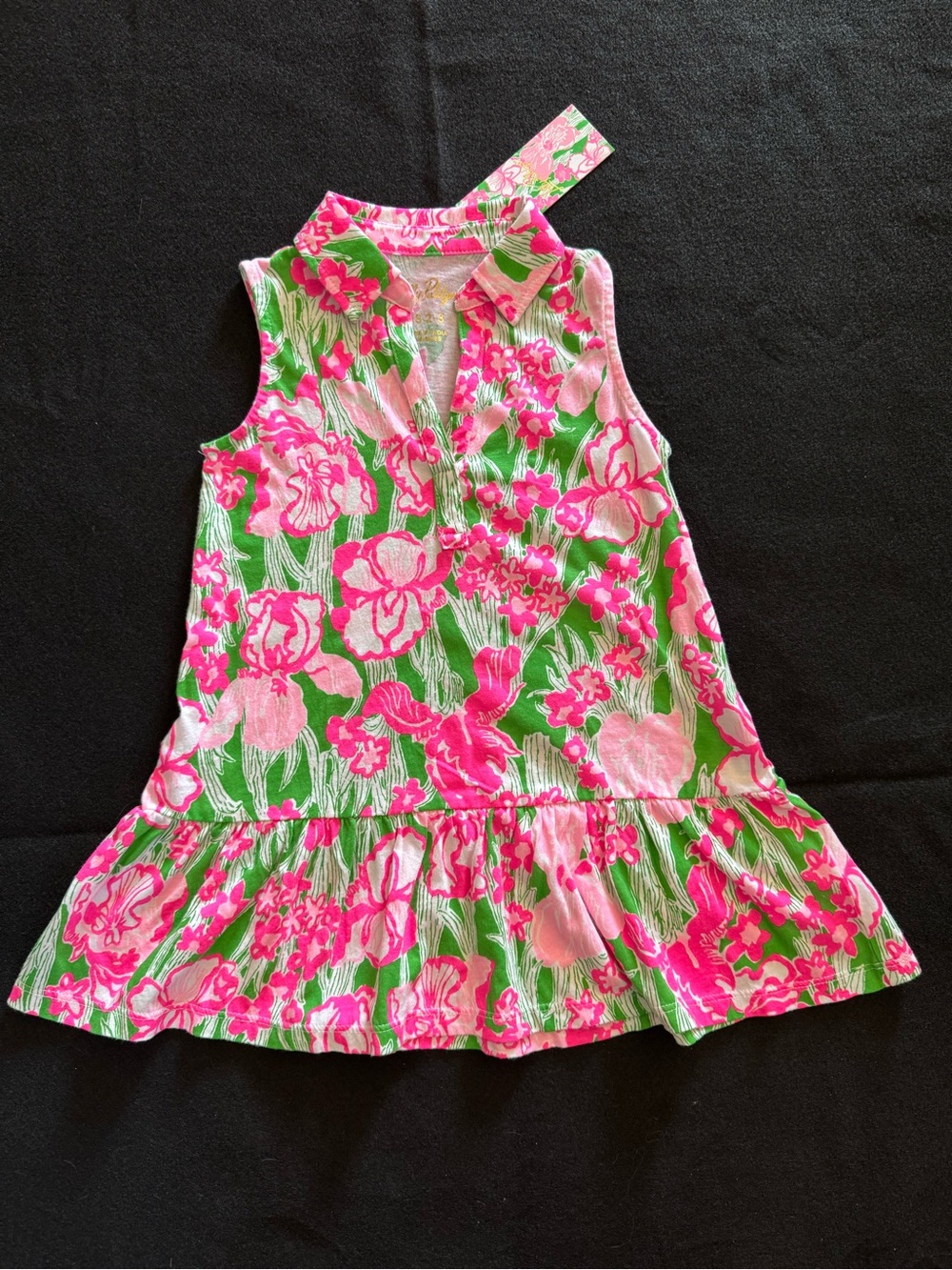 Lilly Pulitzer Girls XS 2-3 Mini Riegan Dress in Hannah Print - New - Picture 2 of 7